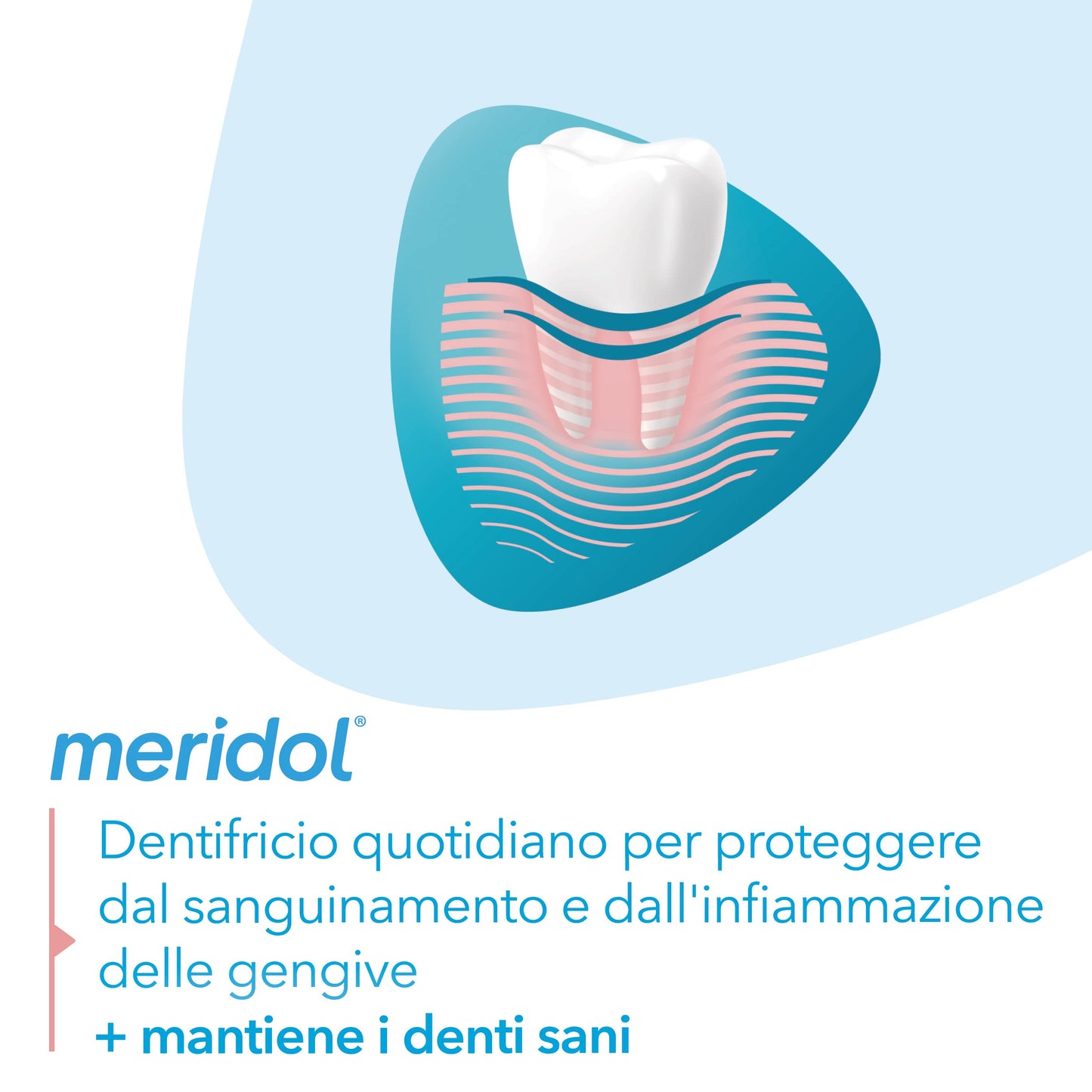 Meridol Gencives Irritees Dentifrice Pack Double – 2 x 75 ml