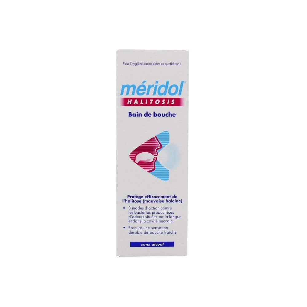 Meridol Halitosis Mouthwash 400ml – Alcohol-Free Bad Breath Solution