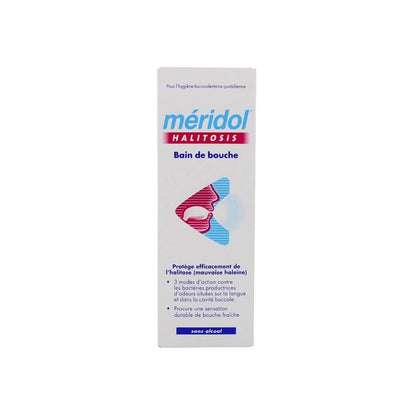 Meridol Halitosis Mouthwash 400ml – Alcohol-Free Bad Breath Solution