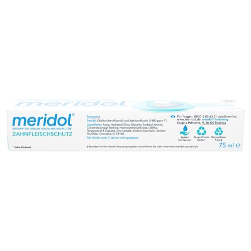Meridol Toothpaste Double Pack (2x75ml) – 150 ml | Gum Care & Decay Protection