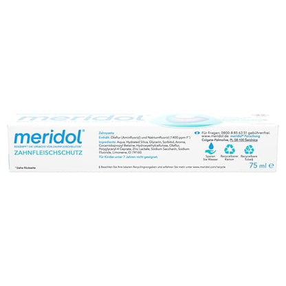 Meridol Toothpaste Double Pack (2x75ml) – 150 ml | Gum Care & Decay Protection