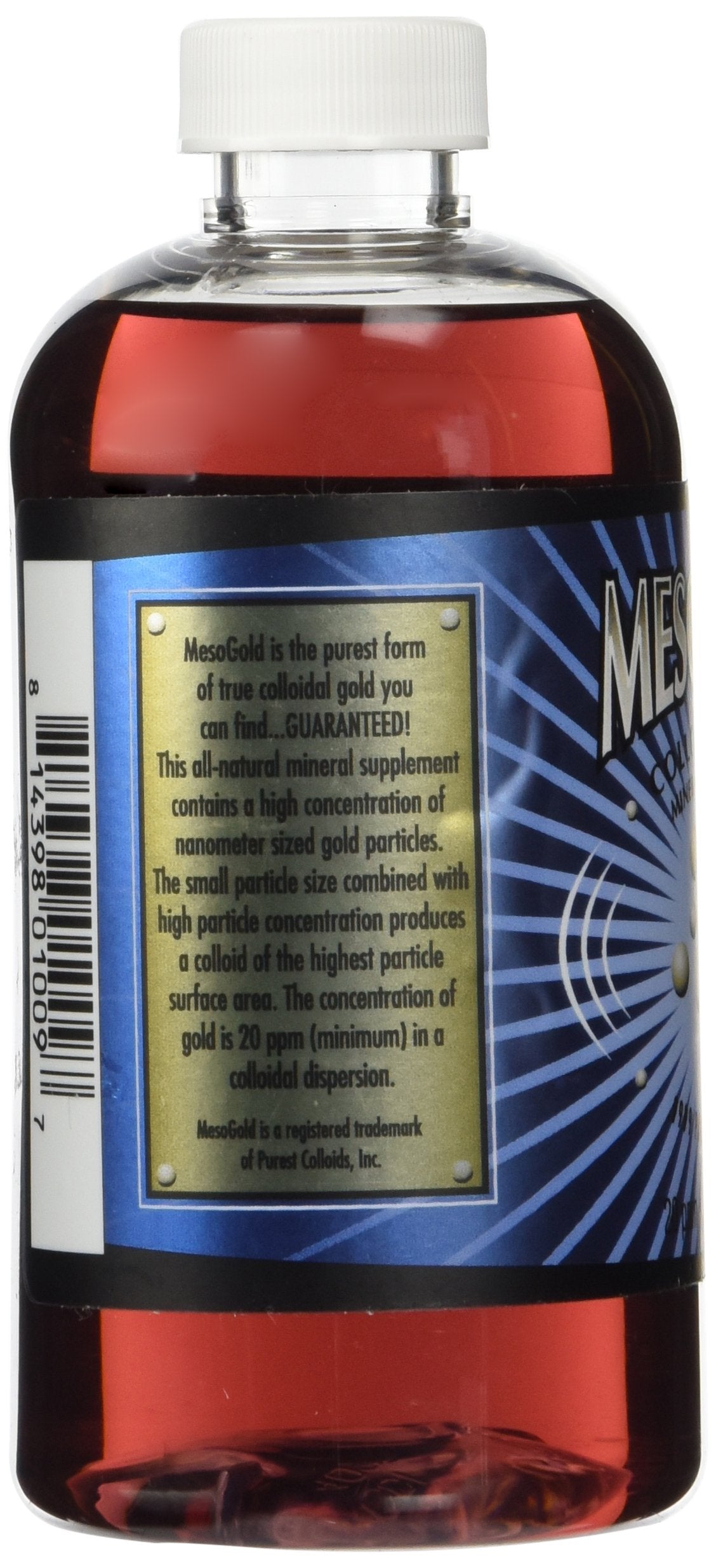 MesoGold® 20 ppm Colloidal Gold 250 mL | Purest Colloids Nano Gold