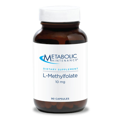Metabolic Maintenance L-Methylfolate 10 mg – Brain Health, Focus & Calm (90 Capsules)