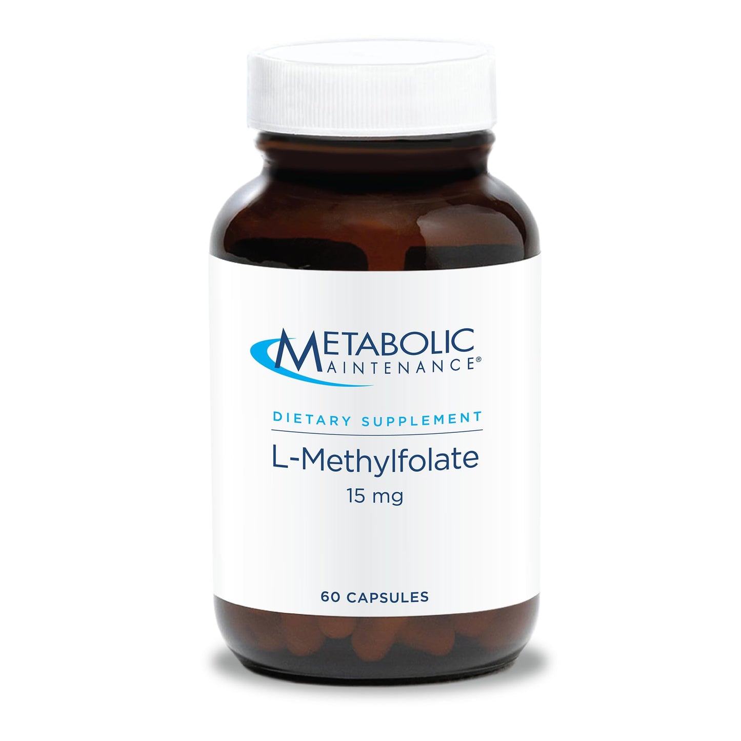Metabolic Maintenance L-Methylfolate 15 mg (5-MTHF) – Brain Health, Focus, Calm | 60 Capsules