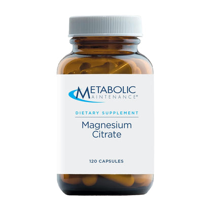 Metabolic Maintenance Magnesium Citrate 120 Caps – Sleep & Digestive Support