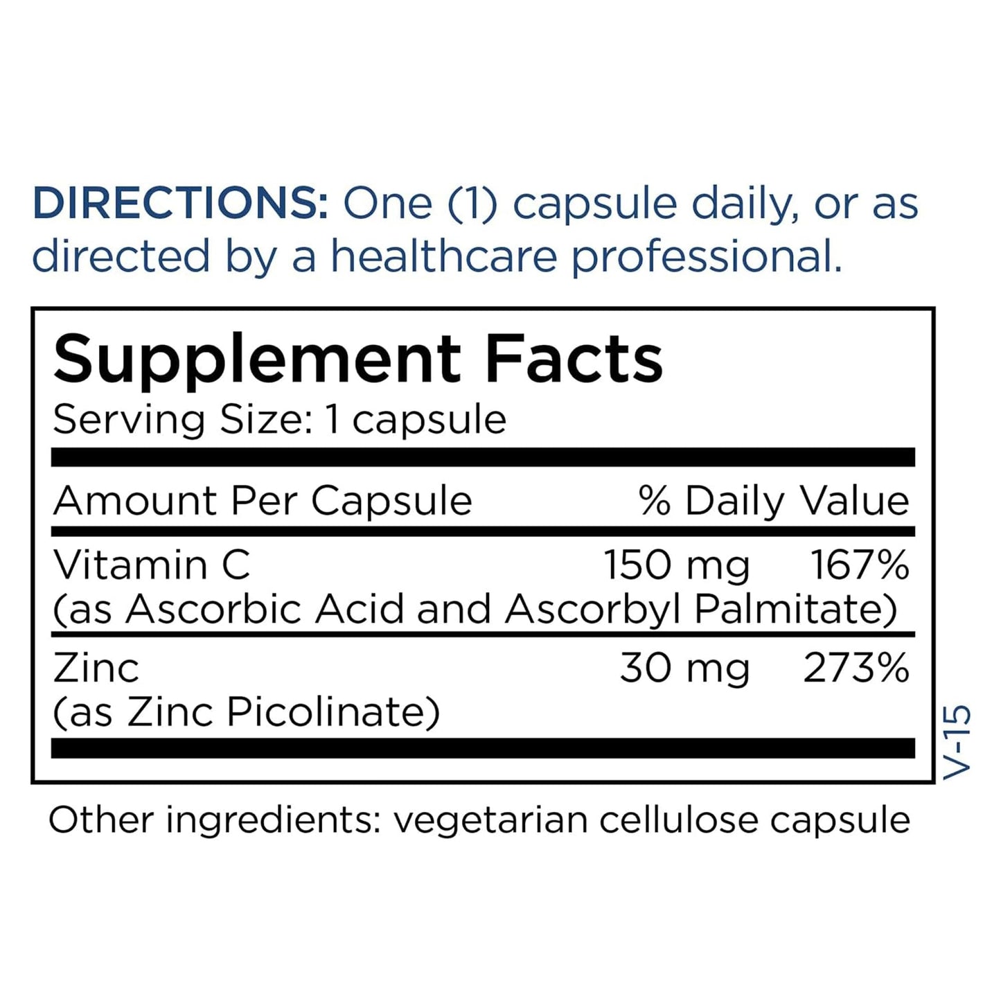 Metabolic Maintenance Zinc Picolinate 30 mg – Immune Support (90 Capsules)