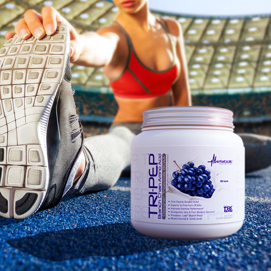Metabolic Nutrition TRIPEP Tri-Peptide BCAA Powder - Watermelon 400g