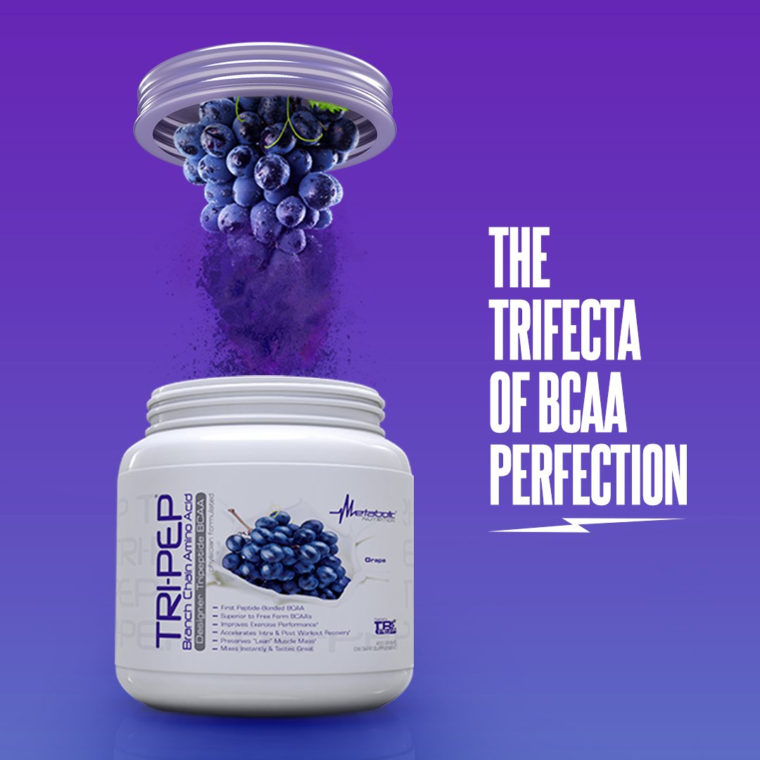 Metabolic Nutrition TRIPEP Tri-Peptide BCAA Powder - Watermelon 400g
