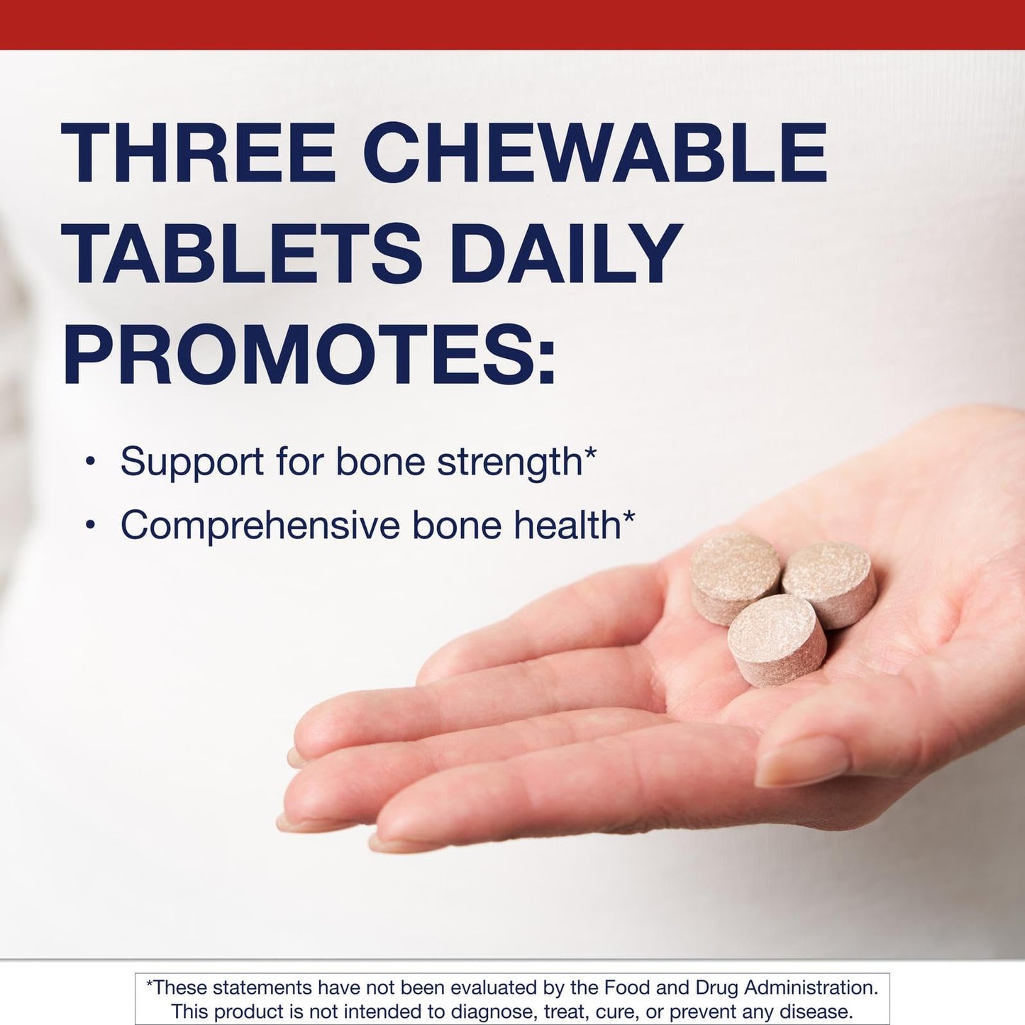 Metagenics Bone Builder Chewable Supplement – Calcium, Vitamin D & Magnesium for Bone Strength & Teeth Health – Non-GMO, Gluten-Free – 90 Chewable Tablets