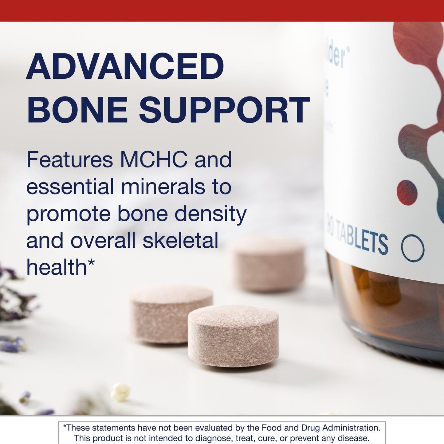 Metagenics Bone Builder Chewable Supplement – Calcium, Vitamin D & Magnesium for Bone Strength & Teeth Health – Non-GMO, Gluten-Free – 90 Chewable Tablets
