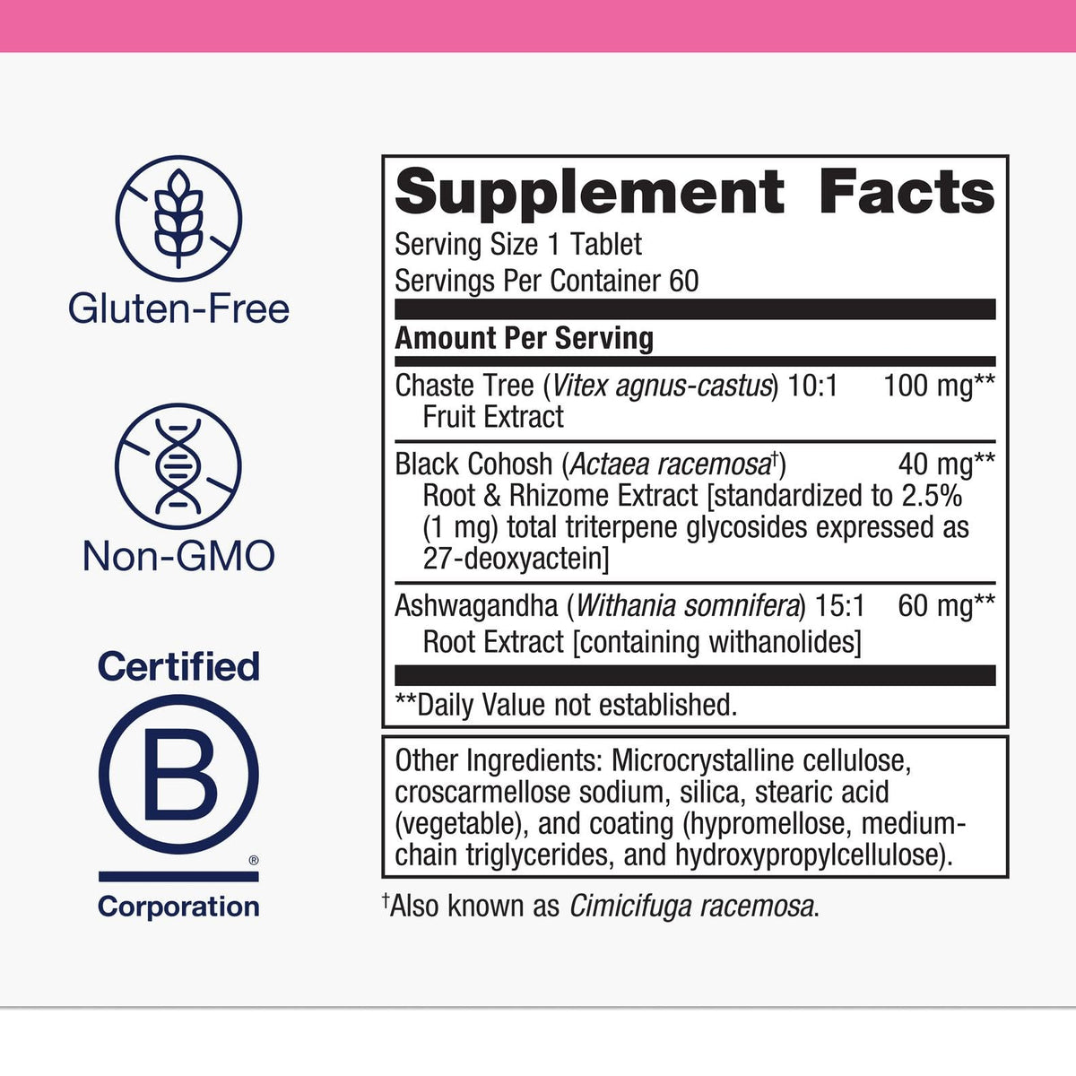 Metagenics Chasteberry Plus – Hormone & Reproductive Health Support with Chasteberry, Black Cohosh & Ashwagandha | 60 Tablets mythriftymom
