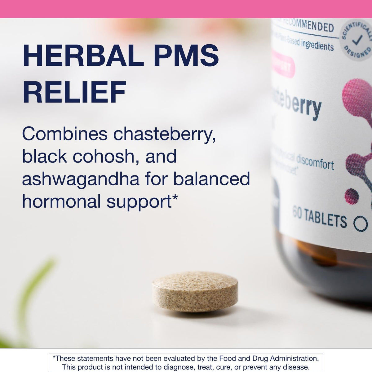 Metagenics Chasteberry Plus – Hormone & Reproductive Health Support with Chasteberry, Black Cohosh & Ashwagandha | 60 Tablets mythriftymom