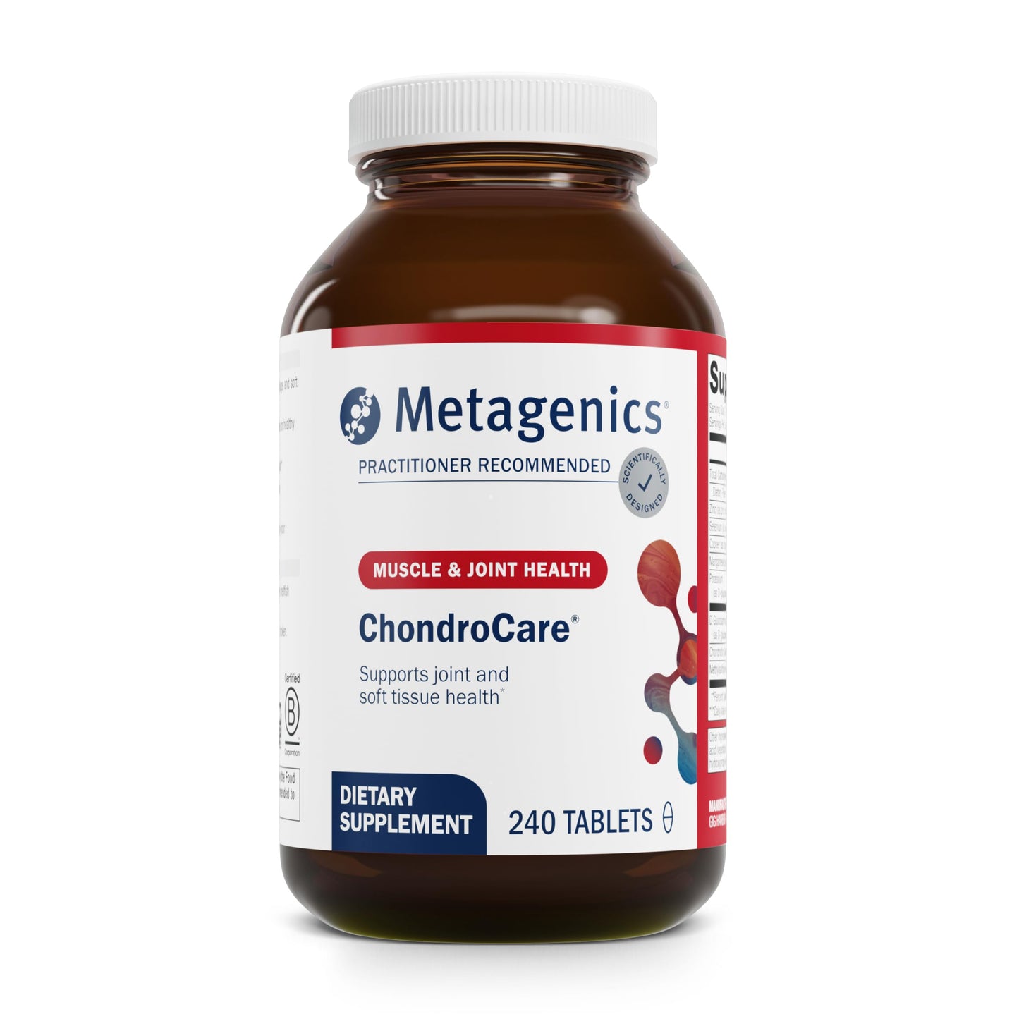 Metagenics ChondroCare - Joint Support with Glucosamine, Chondroitin & MSM | Gluten-Free & cGMP Certified