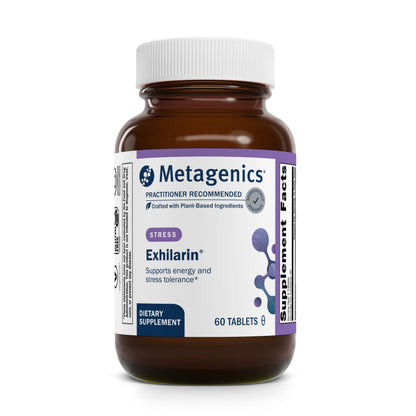 Metagenics Exhilarin: Energy & Stress Support Supplement (60 Tablets)
