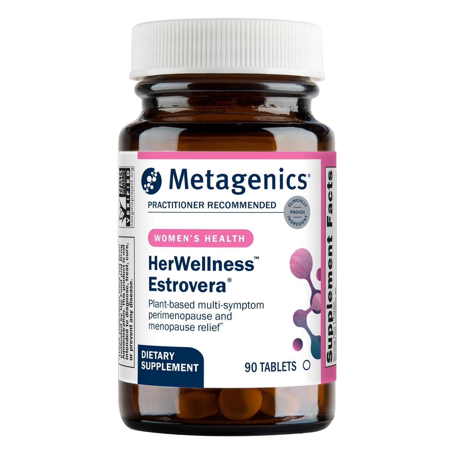 Metagenics HerWellness Estrovera - Hormone-Free Plant-Based Menopause Support | 30 Tablets