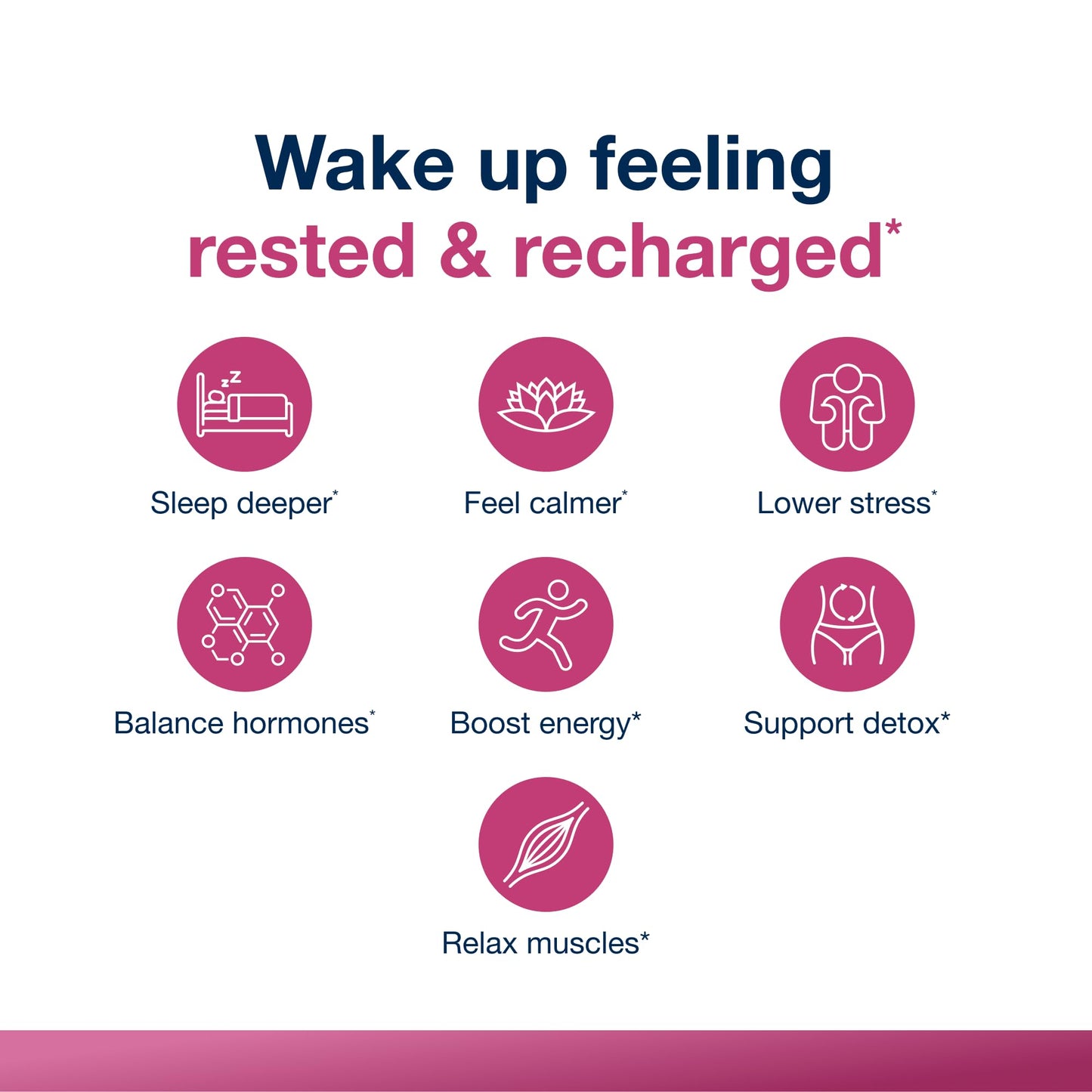 Metagenics HerWellness Recharge Overnight – Sleep Support (60 Tablets)