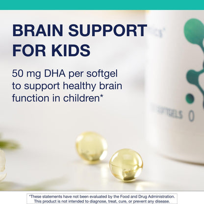 Metagenics MetaKids DHA – Kids DHA & EPA Softgels from Calamari Oil | Non-GMO, Gluten-Free