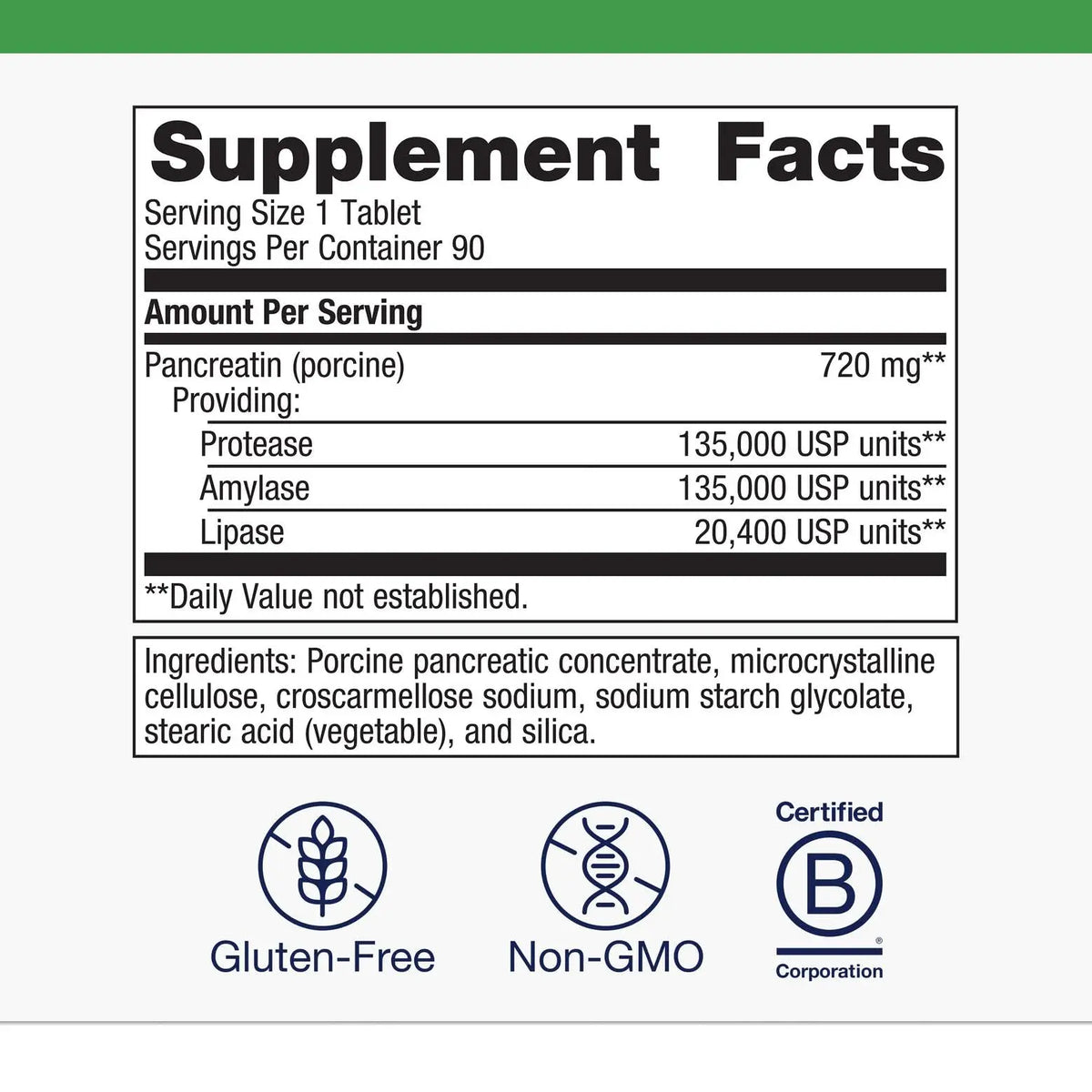 Metagenics SpectraZyme HighPotency Pancreatic Enzyme Supplement | Gluten Free, Non-GMO | 90 Capsules BritishVita | Premium UK Vitamins & Wellness Supplements