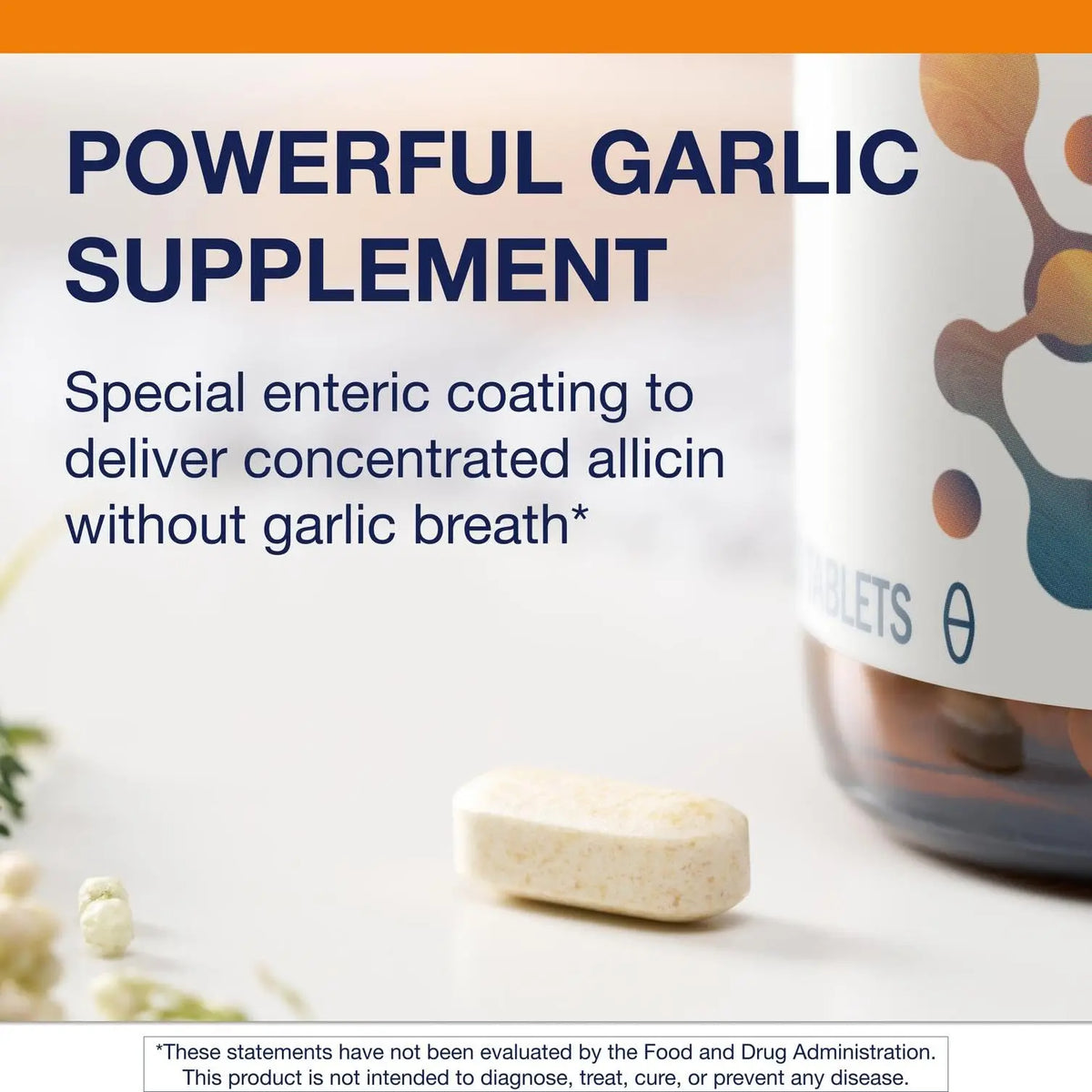 Metagenics SuperGarlic 6000 - Odorless Garlic Supplement, 6000 mcg Allicin, 90 Tablets BritishVita | Premium UK Vitamins & Wellness Supplements