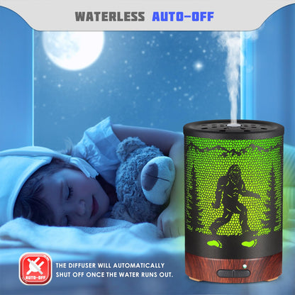 Essential Oils Diffuser | 7-Color LED Night Light | Auto-Off | Bigfoot Metal Humidifier