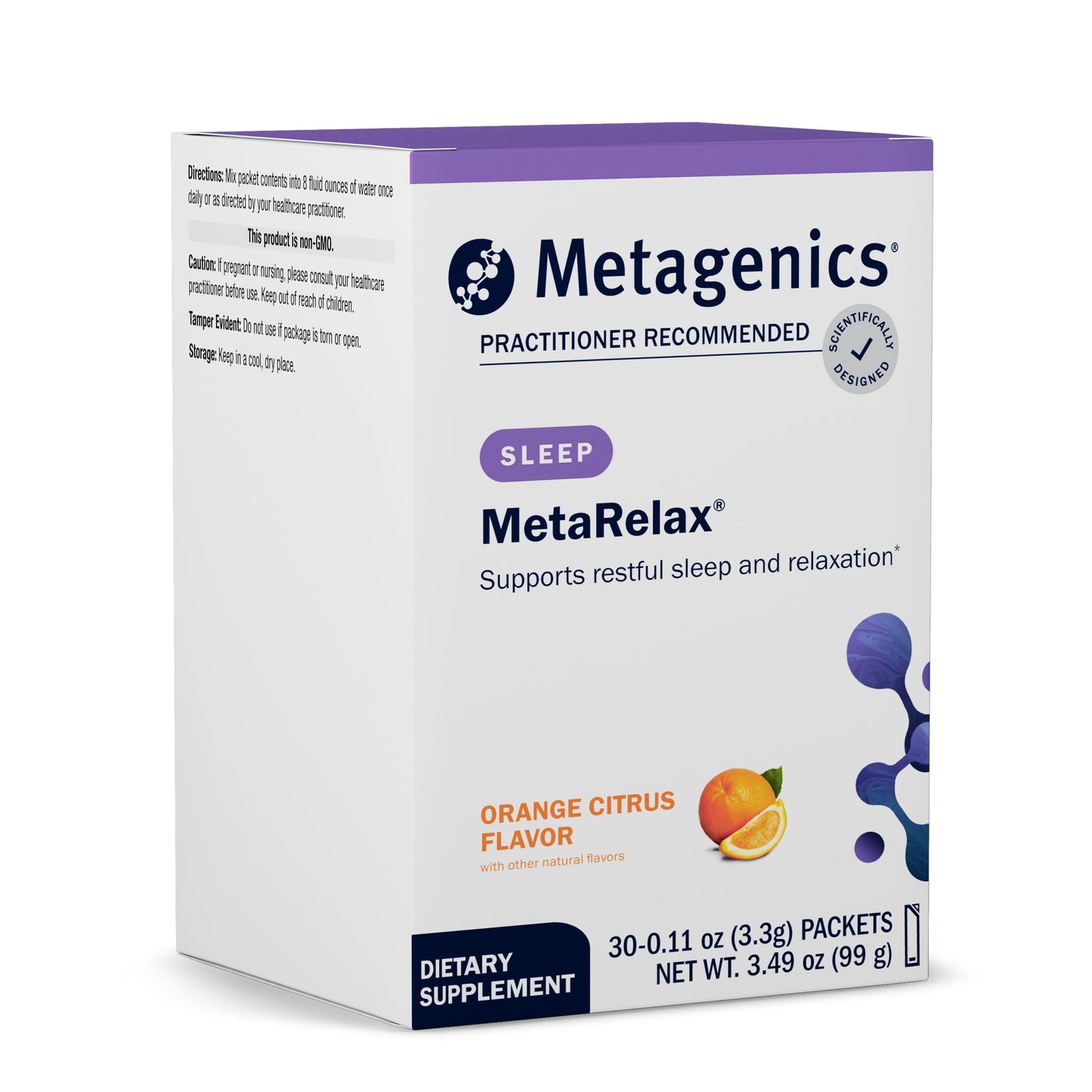 Metagenics MetaRelax Magnesium Powder – Restful Sleep, Relaxation & Mood Support | 30 Servings