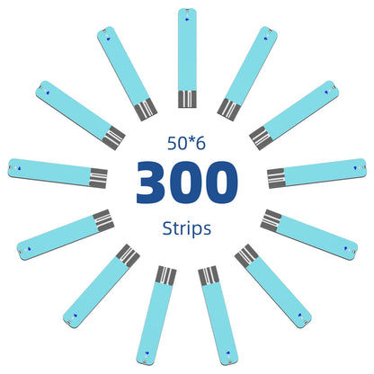 Metene TD-4116 Blood Glucose Test Strips | 300 Count for TD-4116 and Metene S Monitors