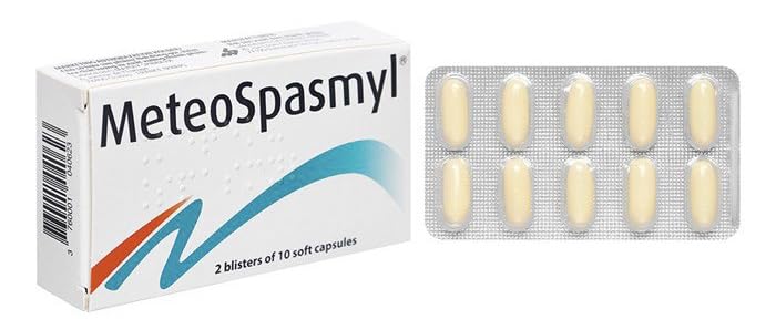 MeteoSpasmyl-to Relieve Digestive Pain Accompanied by Bloating - Pack of 20 Soft Capsules