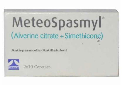 MeteoSpasmyl-to Relieve Digestive Pain Accompanied by Bloating - Pack of 20 Soft Capsules