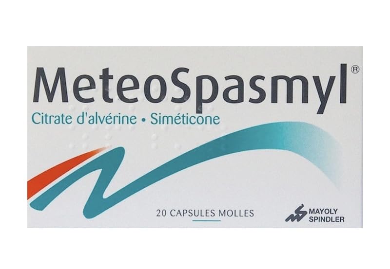 MeteoSpasmyl-to Relieve Digestive Pain Accompanied by Bloating - Pack of 20 Soft Capsules