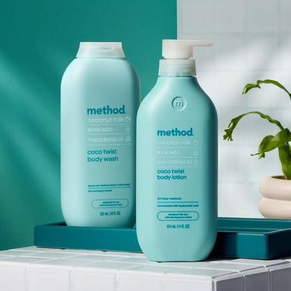 Method Coco Twist Variety Pack: Lotion, Deodorant & Body Wash