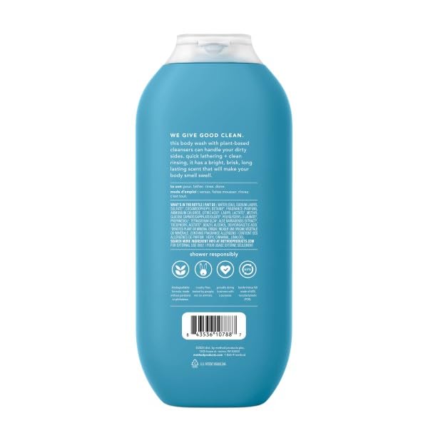 Method Glacier + Granite Variety Pack – Hydrating Lotion, Body Wash, Aluminum-Free Deodorant
