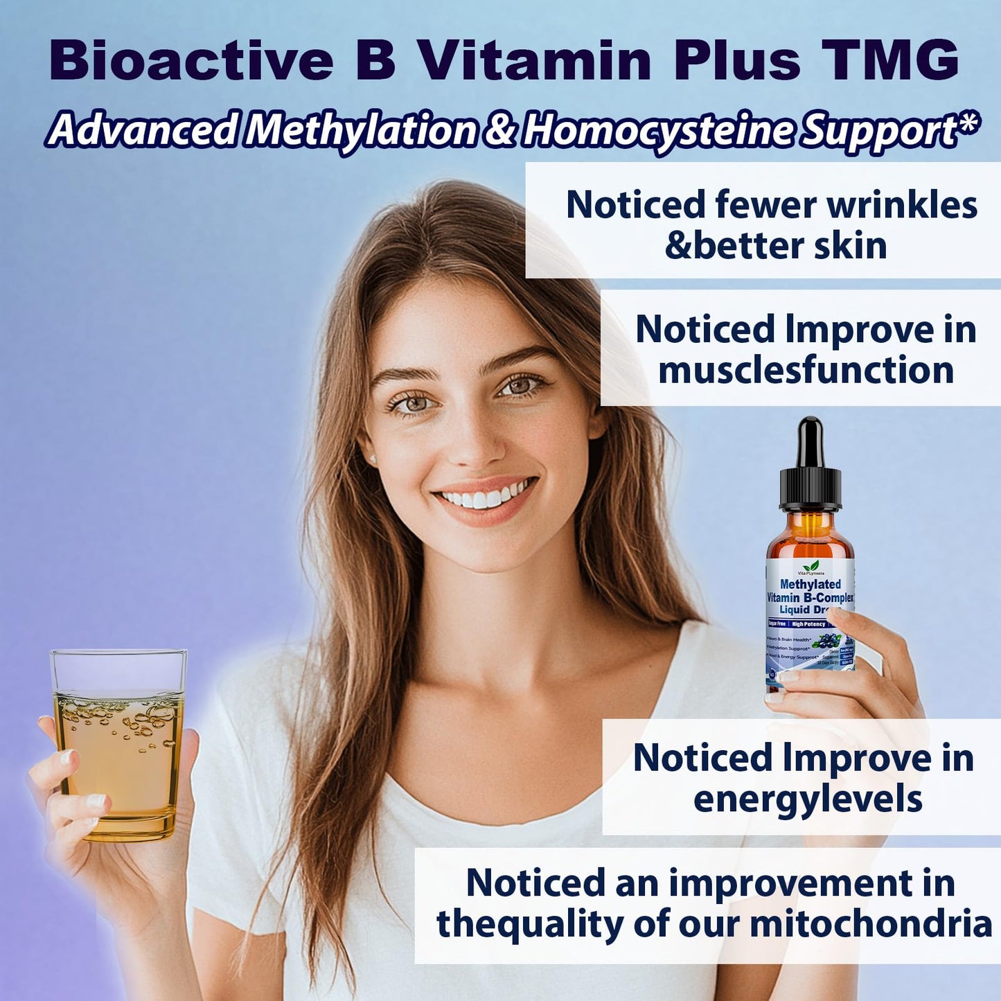 9-in-1 Methyl B Complex Liquid Drops – MTHFR Support & Energy