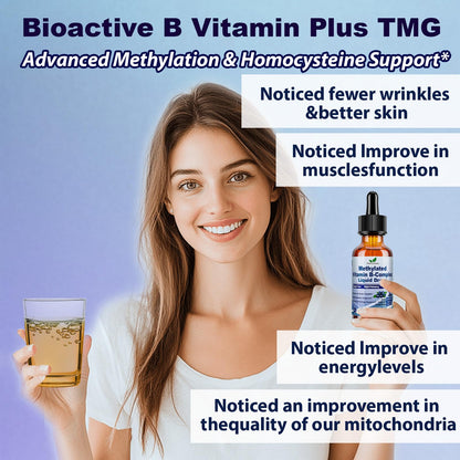 9-in-1 Methyl B Complex Liquid Drops – MTHFR Support & Energy