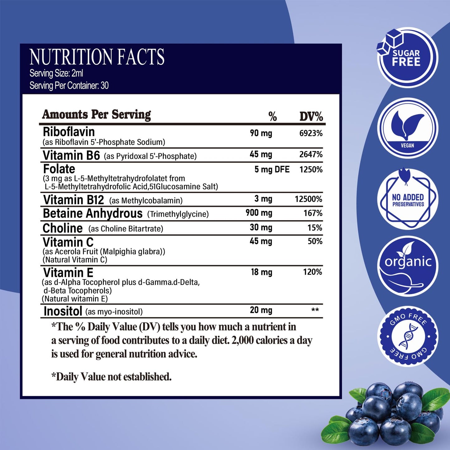 9-in-1 Methyl B Complex Liquid Drops – MTHFR Support & Energy