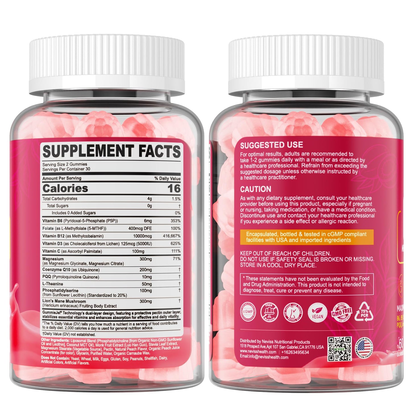 Methyl B12 Gummies 10,000 mcg Liposomal | Energy, Focus & Immunity