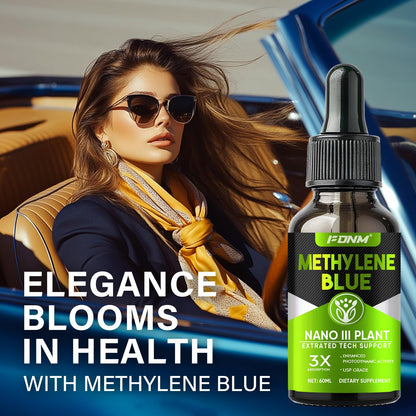2-Pack Methylene Blue Drops – Pharmaceutical Grade, Brain Health Support, 1% USP