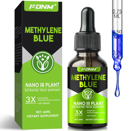 Methylene Blue Drops – 2 Fl oz, Pharmaceutical Grade, Brain Health & Focus