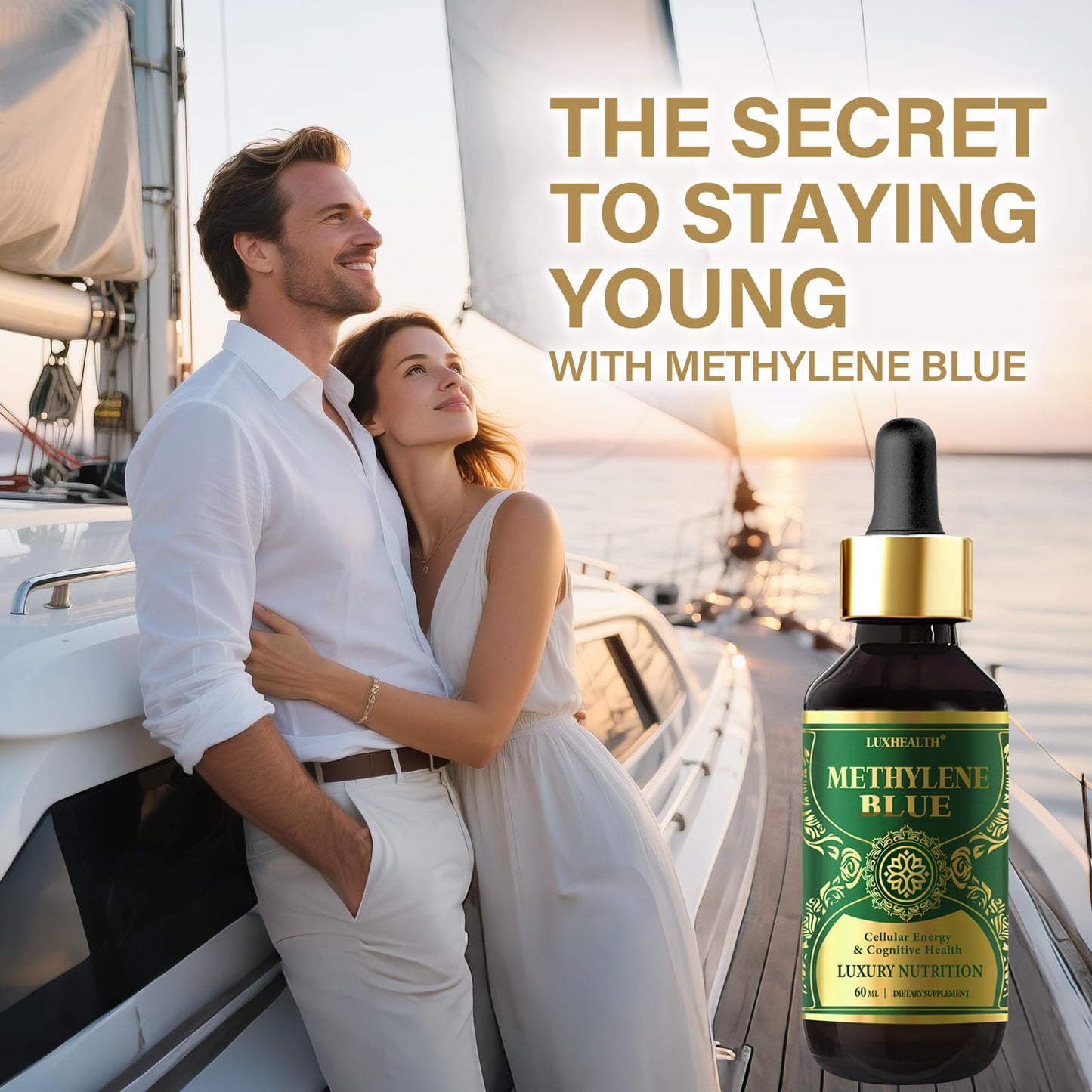Methylene Blue Drops 1% - 2oz | Vegan & Non-GMO | Cellular & Cognitive Wellness
