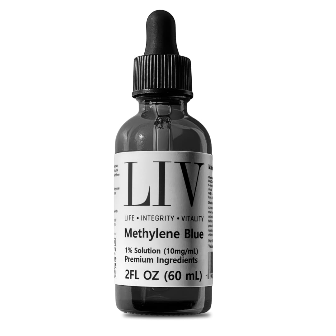 Pharmaceutical Grade Methylene Blue Liquid 60ml | LIV Premier Supplement