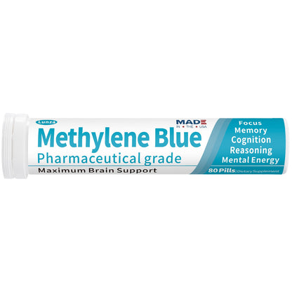Methylene Blue Pharmaceutical Grade – Cognitive Support Nootropic (80 Pills) | Lab Tested