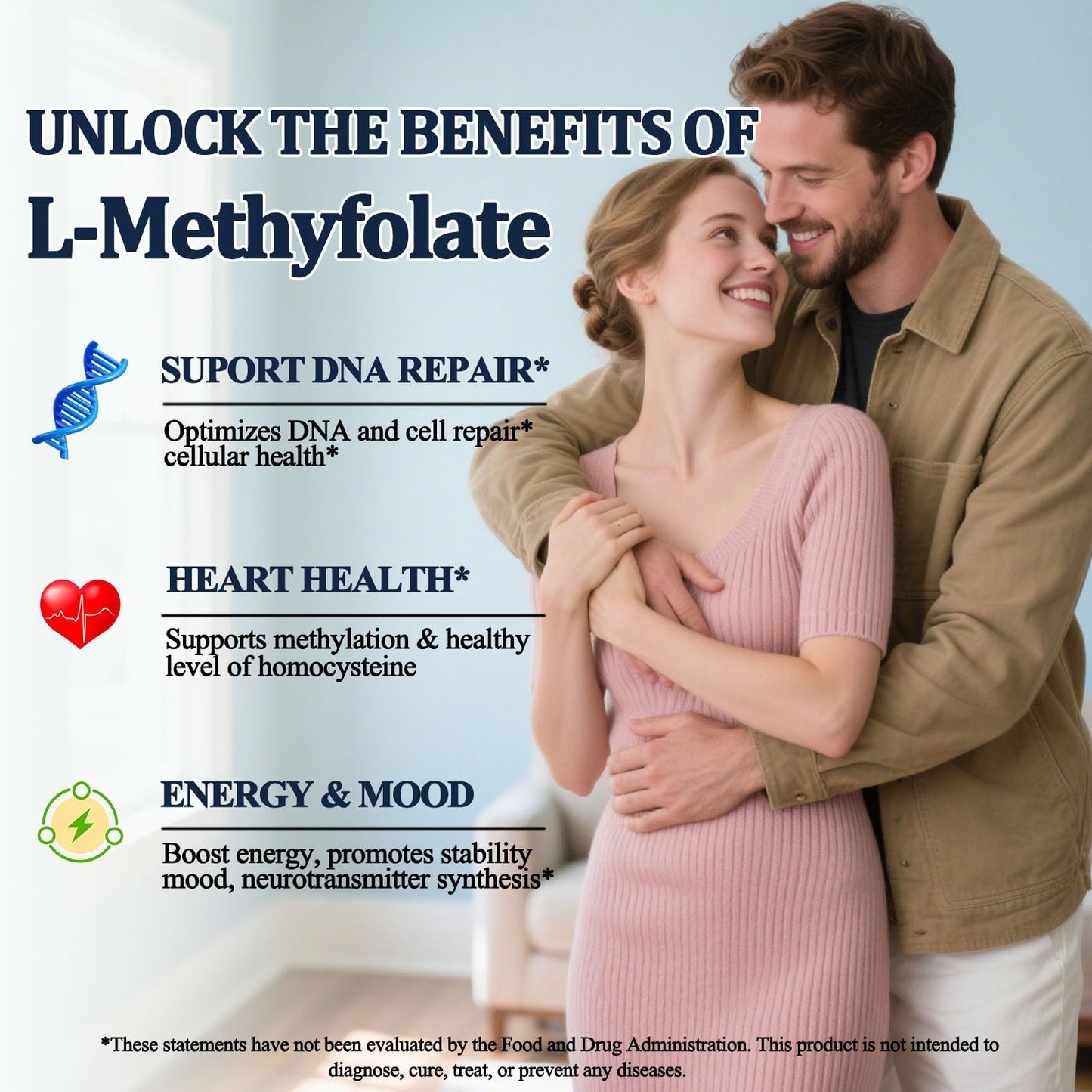2 Pack Methylfolate Drops 15mg – L-Methylfolate + B Vitamins (5-MTHF)