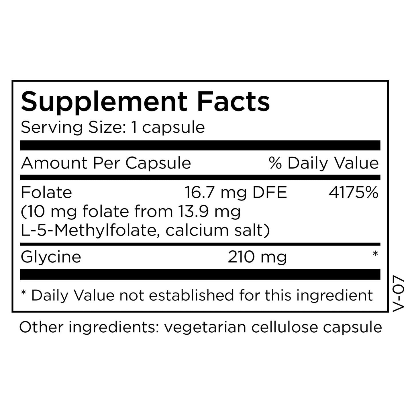 MethylPro L-Methylfolate 10 mg – 30 Capsules | 5-MTHF Folate for Brain Health, Focus, Calm