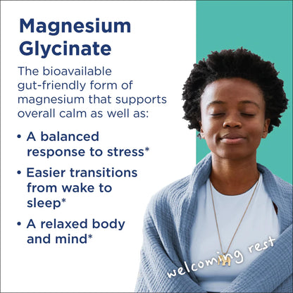 MethylPro Magnesium Glycinate – 125 mg Mg Bisglycinate + Vitamin C | Sleep & Calm | 90 Capsules