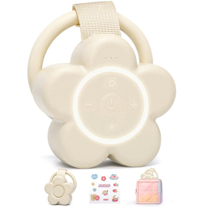 Mewaii Portable White Noise Machine for Baby — 25 Soothing Sounds, Night Light, 20+ Hours