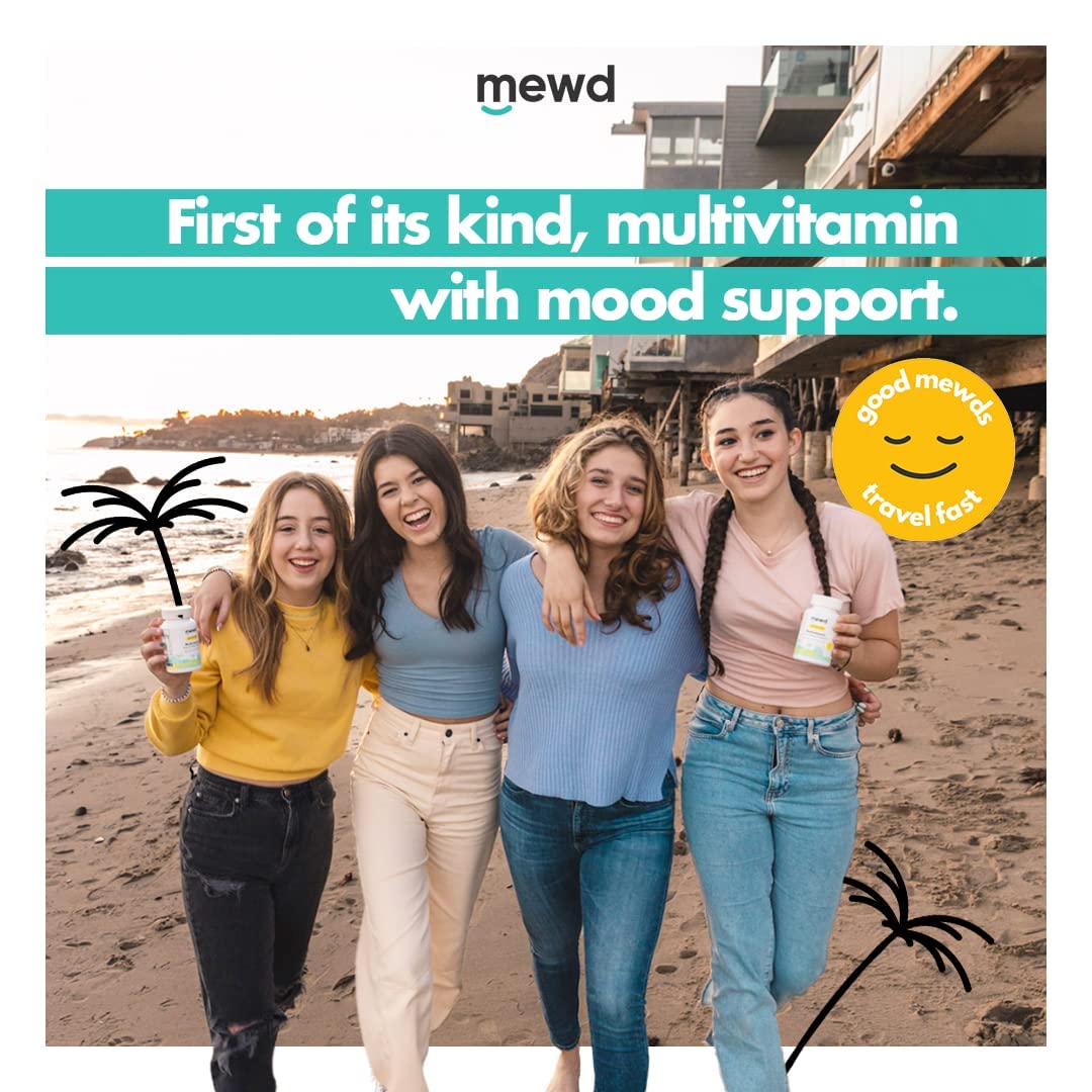 MEWD Teen/Kids Daily Multivitamin Gummy - Mood, Focus & Immunity | Vegan, Gluten Free, Made in USA