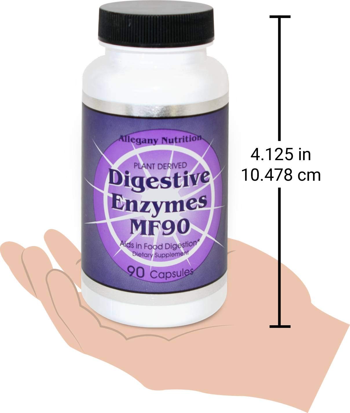 MF90 Digestive Enzymes | Full Spectrum Plant-Derived Enzymes | Made in USA