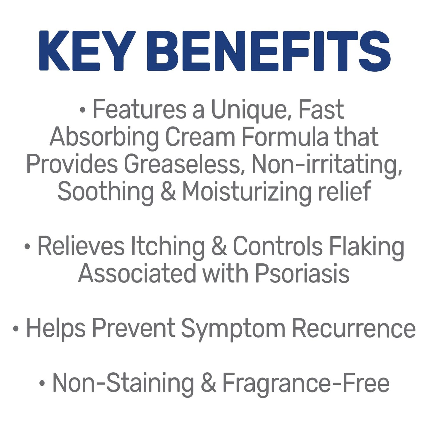 MG217 Medicated Moisturizing Psoriasis Cream – 3% Salicylic Acid, Fragrance Free, 3.5 oz