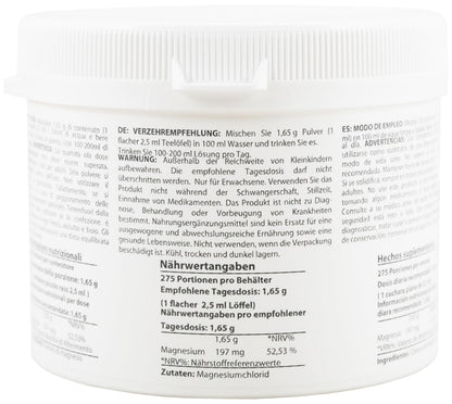 1 Pound Magnesium Chloride Hexahydrate – Pharmaceutical Grade, EUR/BP/USP | Third-Party Tested | Heiltropfen Crystal Powder