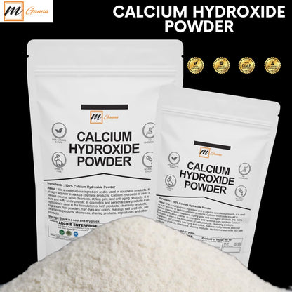 mGanna 100% Natural Calcium Hydroxide Powder - Food & Cosmetics (227 GMS)