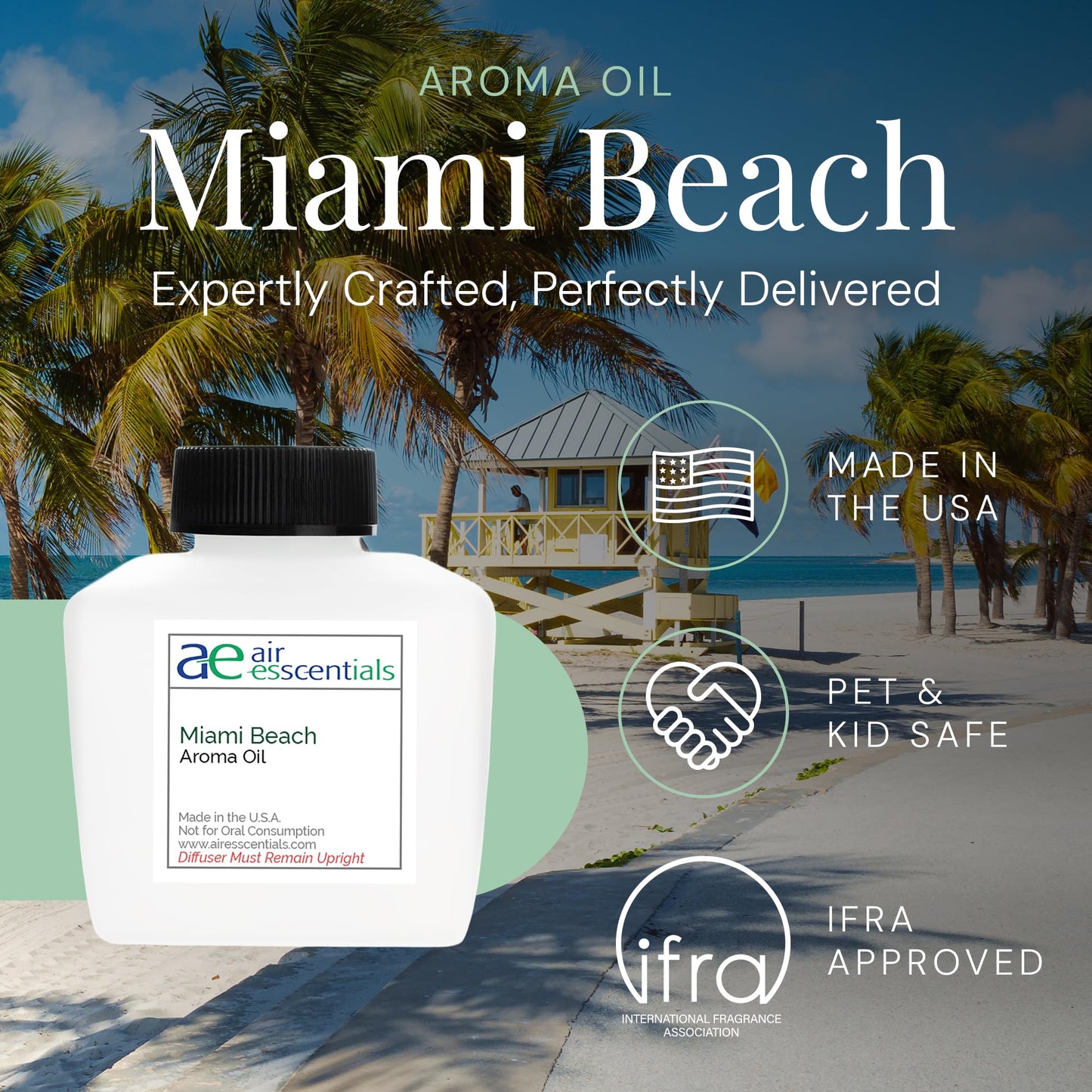 Miami Beach Aroma Oil - Diffuser Essential Oil Blend (100 mL)